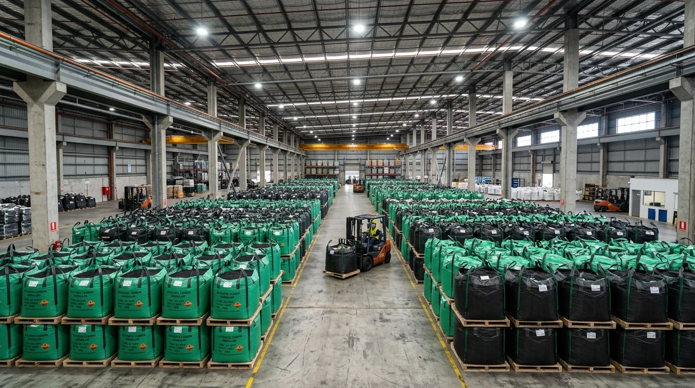 Activated Carbon Product Packaging Warehouse Stock