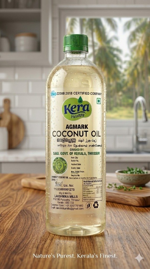 Kera Healthy AGMARK Coconut Oil Bottle
